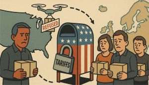 Trump's tariffs sever postal ties between Europe and America